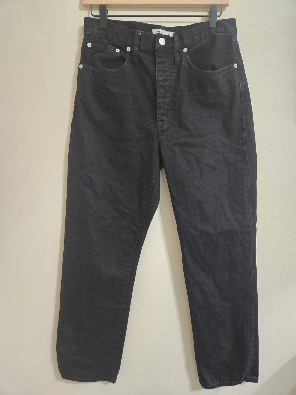Madewell The Dad Jean Women's Size 27 Bradburn Wash 100% Cotton‎ High Rise NWOT